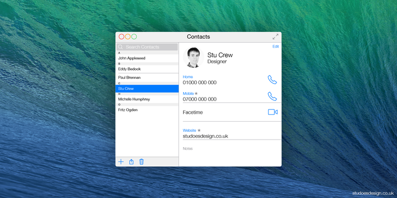 Illustration for article titled What if OS X Looked Like iOS 7?